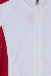 White Boy's Mock Neck Zipper